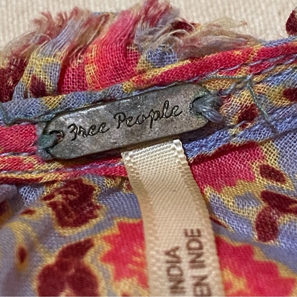 Free People 100% cotton FLORAL Dress - Picture 5 of 15